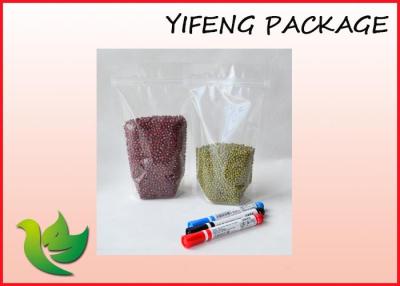 China Laminated Plastic Custom Packaging Bags Snacks Nut Zipper Transparent Pouch for sale