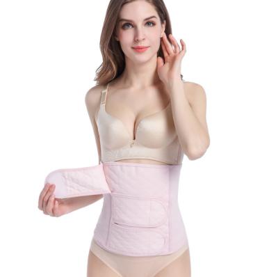 China 100% Postpartum Belly Support Breathable Cotton Antibacterial Tummy Slimming Belt For Postpartum Woman for sale