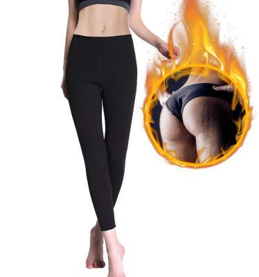 China Best Selling Perfect Women Antibacterial Slimming Neoprene Sweat Burn Thermo Sauna Long Pants Fat Slimming Pants Body Shaper For Weight Loss for sale