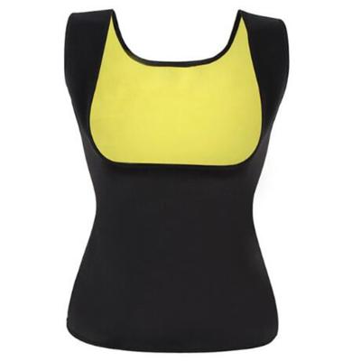 China Best Selling Custom Women Antibacterial Sweat Neoprene Body Shaper Tops Slimming Waist Trainer Cincher Yoga Vest for sale