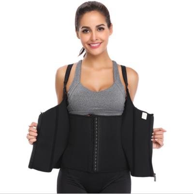 China Wholesale Branded Body Shaper Antibacterial Custom Double Control Neoprene Double Control Neoprene Corset Fat Waist Trainer for sale