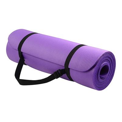 China Yoga Mat Extra Thick Non Slip Non-Slip Yoga Mats for Women and Men,Eco-Friendly Tape Fitness Exercise Mat with Carry Strap for Yoga for sale