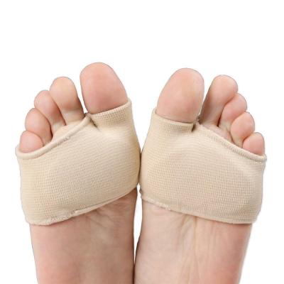 China Eco - Friendly Fabric Metatarsal Sleeve With Sole Cushion Gel Pads Ball Of Foot Gel Pads Cushions for sale