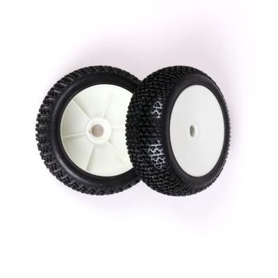 China 2X 6501-1/8 Buggy Tires Buggy Wheel Plastic Wheels For RC Toys Car TH0009 for sale