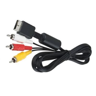 China Audio Video Cable RCA Cable NEW 6 Ft RCA Volume Control AV Audio Video Cable For PlayStation PS / PS2 / PS3 GA0037 for sale