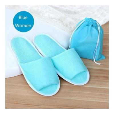 China Gray Slippers For Women Hotel Breathable Easy Comfortable Breathable Travel Disposable Slippers For Spa Hotel Open Toe Shoes for sale