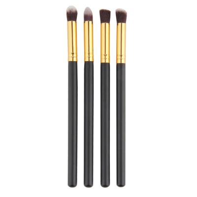 China Professional 4pcs Eye Brush Eyeshadow Base Mascara Pencil Brush Makeup Tool Cosmetic Blending Black BP0280 for sale