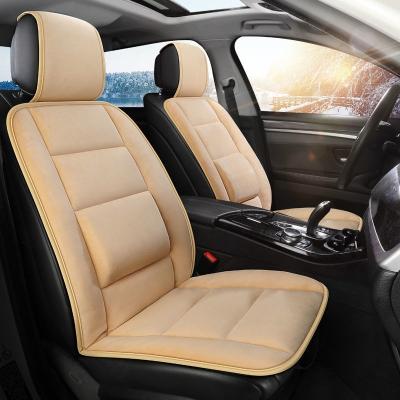 China Plain Color No Pattern Washable Custom Car Seat Cover Luxury Plush Car Seat Cover Set Auto Protector Mat Automobile Cushion Covers Universal for sale