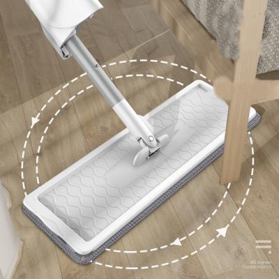 China Minimalist Hand Free Easy Use Self-washed Squeeze Magic Cleaning Flat Mop for sale