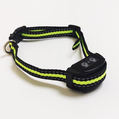 China Durable Electric Anti Bark Collar Pet Shock Rechargeable Dog Collar for sale