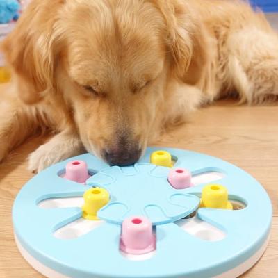 China Sustainable Manufacturer Wholesale New Design Eco-friendly Plastic Dog Puzzle Toys Interactive Pet Toys for sale