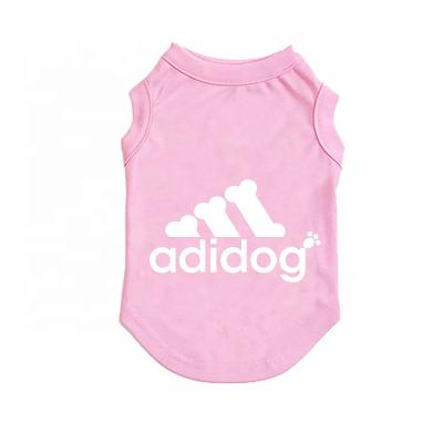 China Manufacturer Wholesale Summer Cool Cotton Viable Dog Vest Coat Solid Pet Clothes Dog Clothes for sale