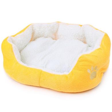 China Travel Manufacturer Wholesale Square Plush Dog Luxury Warm Soft Pet Bed for sale