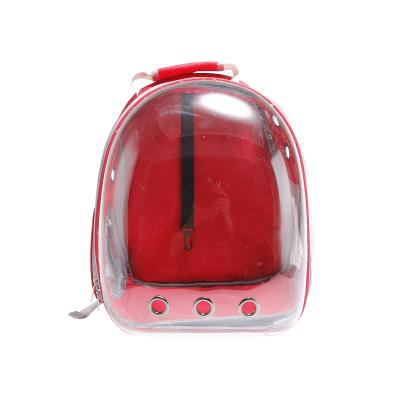 China Cat Bag Portable Pet Carrier Breathable Out Of Bag Transparent Space Cat Backpack Cat Cage Dog Bag for sale