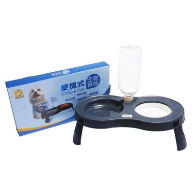 China Automatic Pet Waterer Dog Gravity Water Drinker Automatic Water Bowl and Feeder Automatic Water Bowl for sale