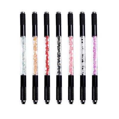 China KZBOY permanent new Crystal Double Sided Eyebrow Tattoo Microblading Pen Custom Microblading Pens manual for permanent makeup for sale