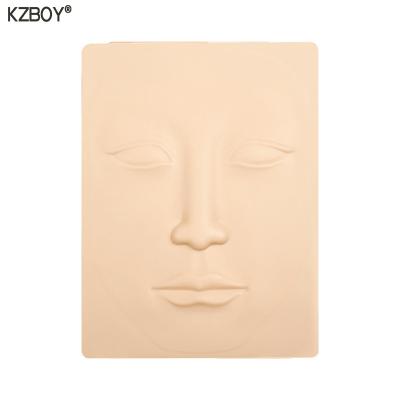 China Permanent Makeup Practice or KZBOY Silicone Version Latex Practice Skin Full Face Microblading Practice Practice Peel For Training for sale