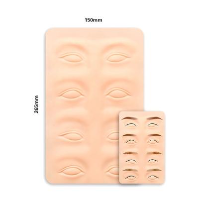 China KZBOY Eyeliner Permanent Makeup Microblading Eyebrow And Eyebrow Tools 3D Forehead Eyeliner Silicone Latex Practice Skin Training Pads For Beginner for sale