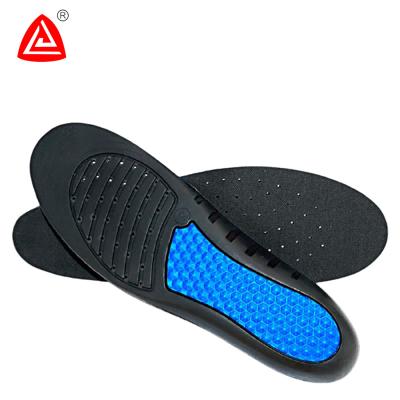 China Soft Comfortable PU Sports Soft Elastic PU Insole Clippable Shock Insole Arch Support Absorbent Sweat Breathable for sale