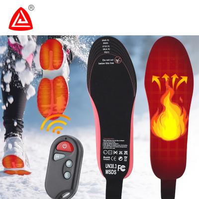 China Magnetic Winter Carbon Fiber USB Ski Warm Insole Charging Heated Insoles For Shoes Electricity Heated Insoles for sale