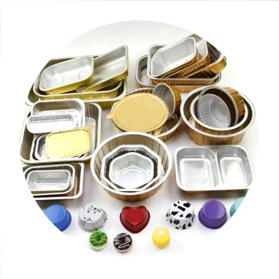 China 350Ml Eco-friendly Wholesale Disposable Aluminum Foil Food Container For Bachelor Party for sale