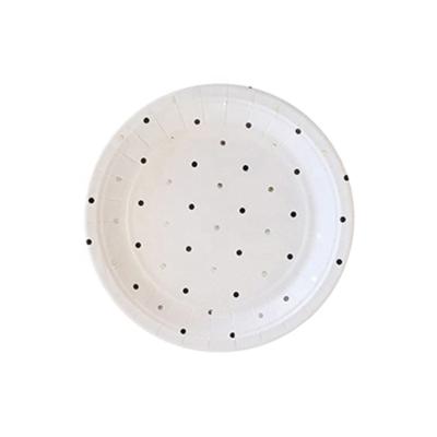 China Latest Version Disposable Take Away Paper Plate Dish Square Shape for sale