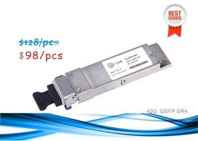 중국 40G 이더네트 QSFP+ 광학적인 송수신기 단위 QSFPP-40GBASE-SR4 850nm 판매용