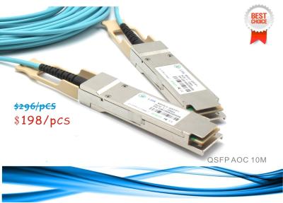 China Voll- Duplexin mehreren Betriebsarten QSFP + optisches Lichtleiterkabel 850nm des Transceiver-40G 100M zu verkaufen