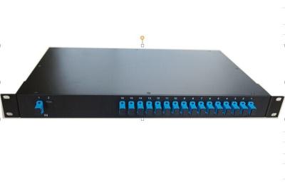 China Black 80 LC ports CWDM Module Screw fixed panel for Uni - direction rings for sale