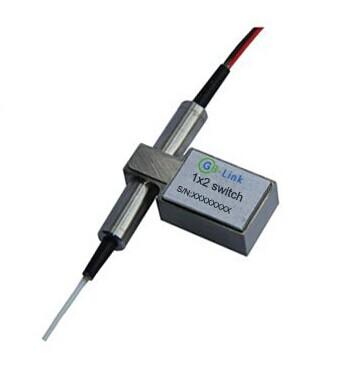 China Dual 1X2 Fiber Mechanical Optical Switch for sale