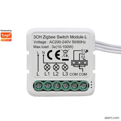 China PC - V0 SML-03 Z-L Zigbee 3CH Lno-neutral Switch Module for sale