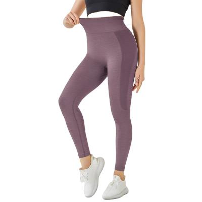 China 26 Colors Booty Lift High Waist Yoga Custom Gym Workout Pants Breathable Butt Sports Gym Running Gaiters CRAC! crack! for sale