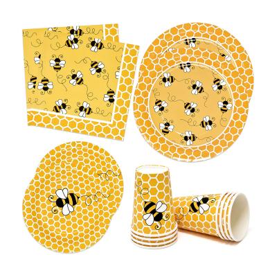 China Modern Bumble Bee Party Supplies Dinnerware Set 9