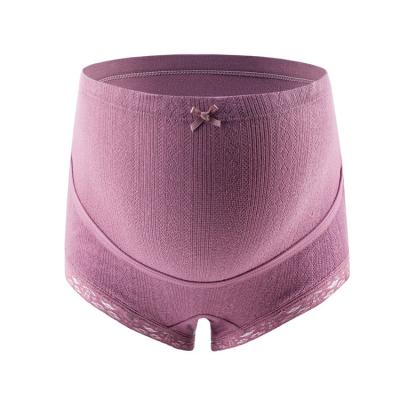 China High Quality Cotton Pregnancy Underwear Underpants Waist Support Breathable Seamless Panties For Maternity for sale