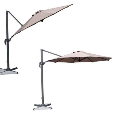 China Crank System Quality Umbrella Patio Furniture Backyard Furniture Leisure Parasols for sale