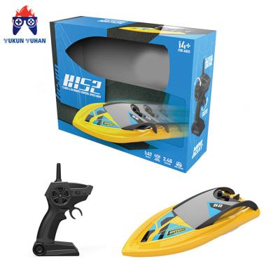 China Hot RC Model 2022 Product Kids High Speed ​​Radio Control 2.4G Toys Board Rc Remote Control Boat for sale