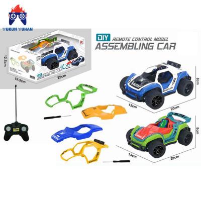 China Hot Selling DIY RC Model 1:16 Vehicle Transformation Remote Control Car Replace Shell RC Car for sale