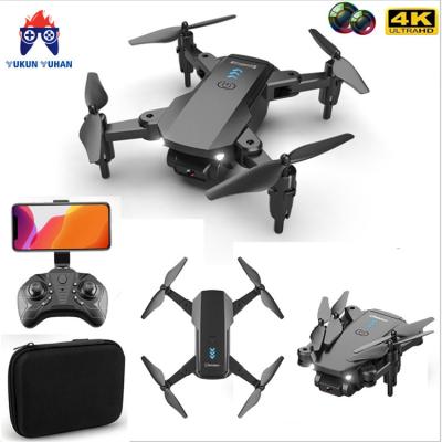 China With 2022 High Quality Light Promotion 2.4G Mini Foldable Rc Led Color Camera Drone Quadcopter With 4K HD Camera for sale