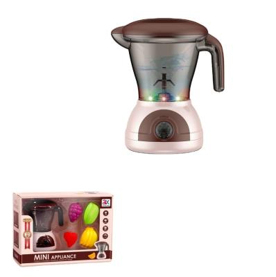 China 2022 Flashing New Design Children's Toys Electric Simulation Mini Juicer Kitchen Toys for sale