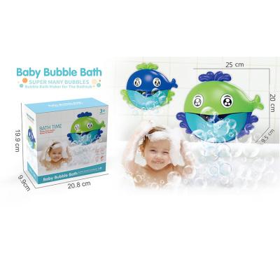 China Interesting Hot Sale Electric Crab Bubble Machine Toy Set Mini Bathtub Fish Bubble Puzzle Game Machine for sale