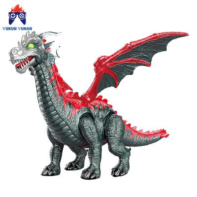 China Dinosaur Toys 2022 New Design ABS Simulation Plastic Electric Animal Sound Hot Selling Walking Dinosaur Toy For Kids for sale