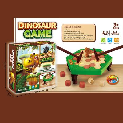 China Funny Rescue Children's Parent-child Interactive Game Plastic Toys For Two People Dinosaur Battle Response Ability for sale