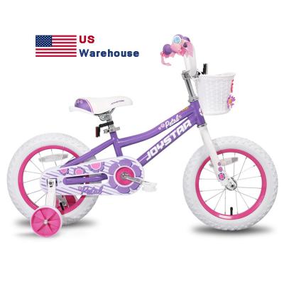 China Cute Fashion JOYSTAR USA Bicycle Warehouse 12 14 16 20 Inch Baby Cycle Suspension Saddle Kids Bike Bicycle For Girls for sale