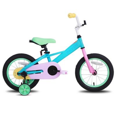 China Cute Fashion Macaron Color Bicycle JOYSTAR USA Warehouse 12 14 16 Inch Kids Bike Bicycle Steel Frame Bicycle For Kids 4 5 6 Years Old for sale