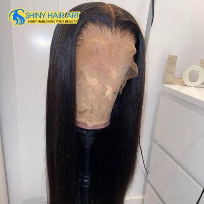 China Brazilian Full Lace Front Wig Transparent Human Hair Lace Front Wig, Indian Wet n Wavy Loose Deep Wave Lace Front Wig, Machine Curly Lace Front Wig Human Hair for sale