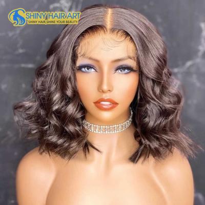 China Wave Hair Factory Silky Straight Bob Lace Front Bob Wig, Raw Straight Unprocessed Virgin Hair Wig, Hd Human Indian Virgin Hair Wig for sale