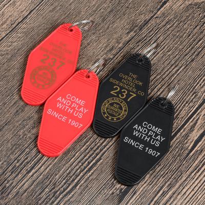 China Custom Agriculture Promotional Gift Hotel Key Chain Logo With Key Ring Blank ABS Motel Keychains Key Tag Your Design Motel Key Chain for sale