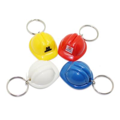 China Hot Sale 3D Amazon Promotion Decoration Logo Plastic Anime Key Chain Metal Cheap Custom Printing Hat Helmet Color Safety Souvenir Key Chain for sale