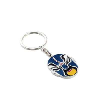 China Metal Factory Price Customize Blank Leaf Metal Clover Metal Key Chain Keychains for sale