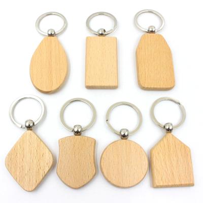 China Durable custom made high quality sublimation mute key chain metal key holder promotion gift for sale wooden key ring for sale